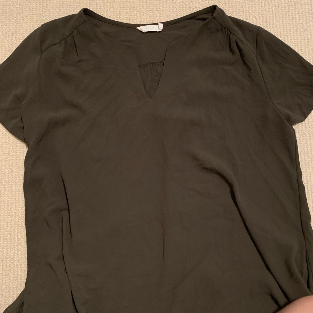 Lush Army Green Shift Dress